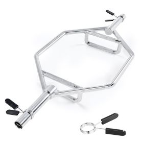 Trap Bar Hex Bar, 2-Inch Hex Barbell, 800 LBS Capacity Shrug Bars with Knurled Grips, Weightlifting and Strength Training Equipment