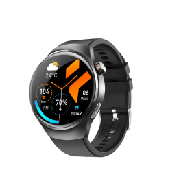 2025 New 1.55-inch Disc Smart Watch Health Tracker Health Manager (Option: Black)