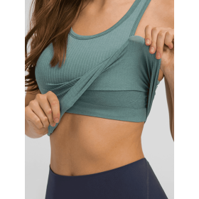 JupiterGear Round Neck Racerback Tank (Color: Turquoise, size: 4.0)